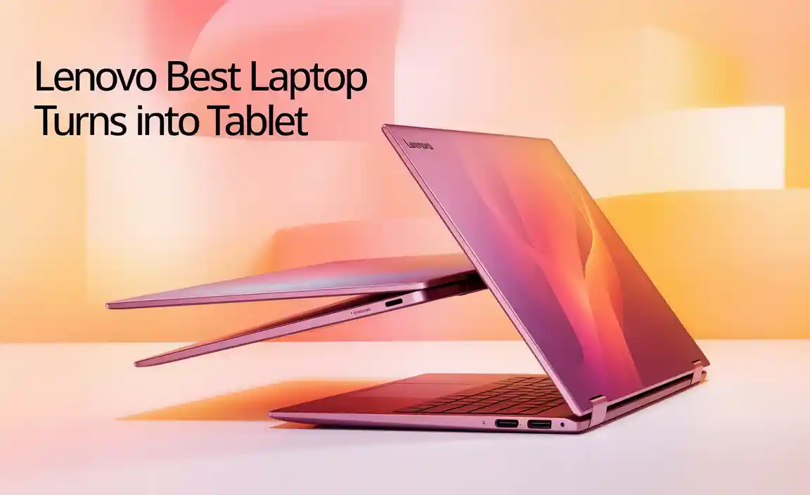 Lenovo Best Laptop Turns Into Tablet