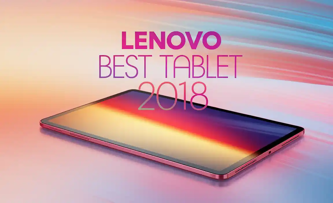 Lenovo Best Tablet 2018