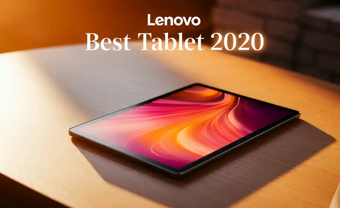Lenovo Best Tablet 2020