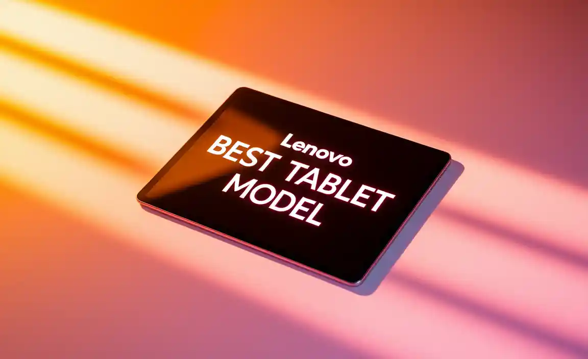 Lenovo Best Tablet Model