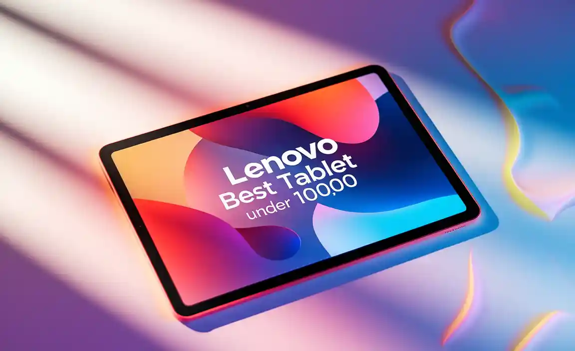 Lenovo Best Tablet Under 10000
