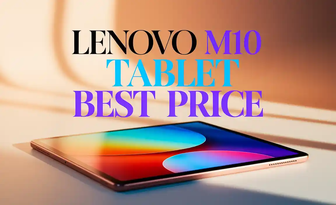Lenovo M10 Tablet Best Price