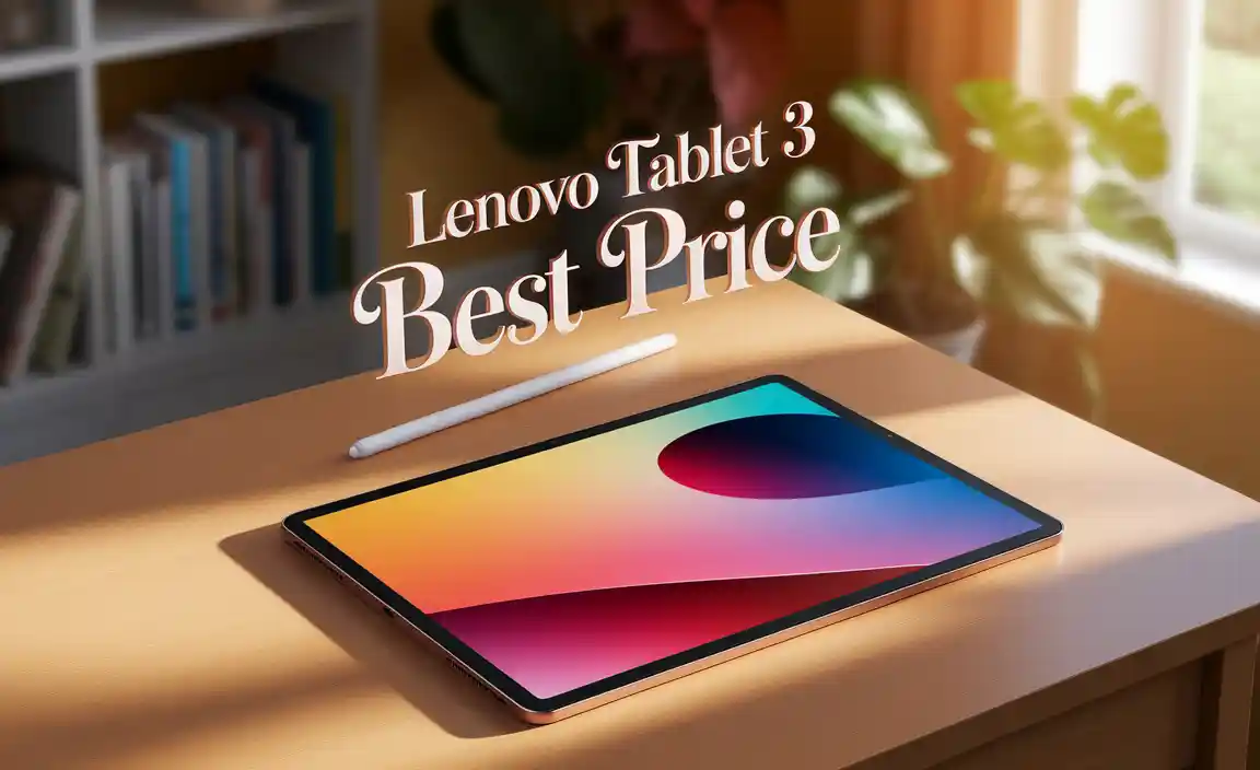 Lenovo Tablet 3 Best Price