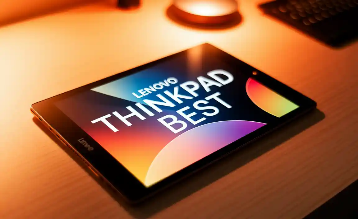 Lenovo Thinkpad Tablet Best