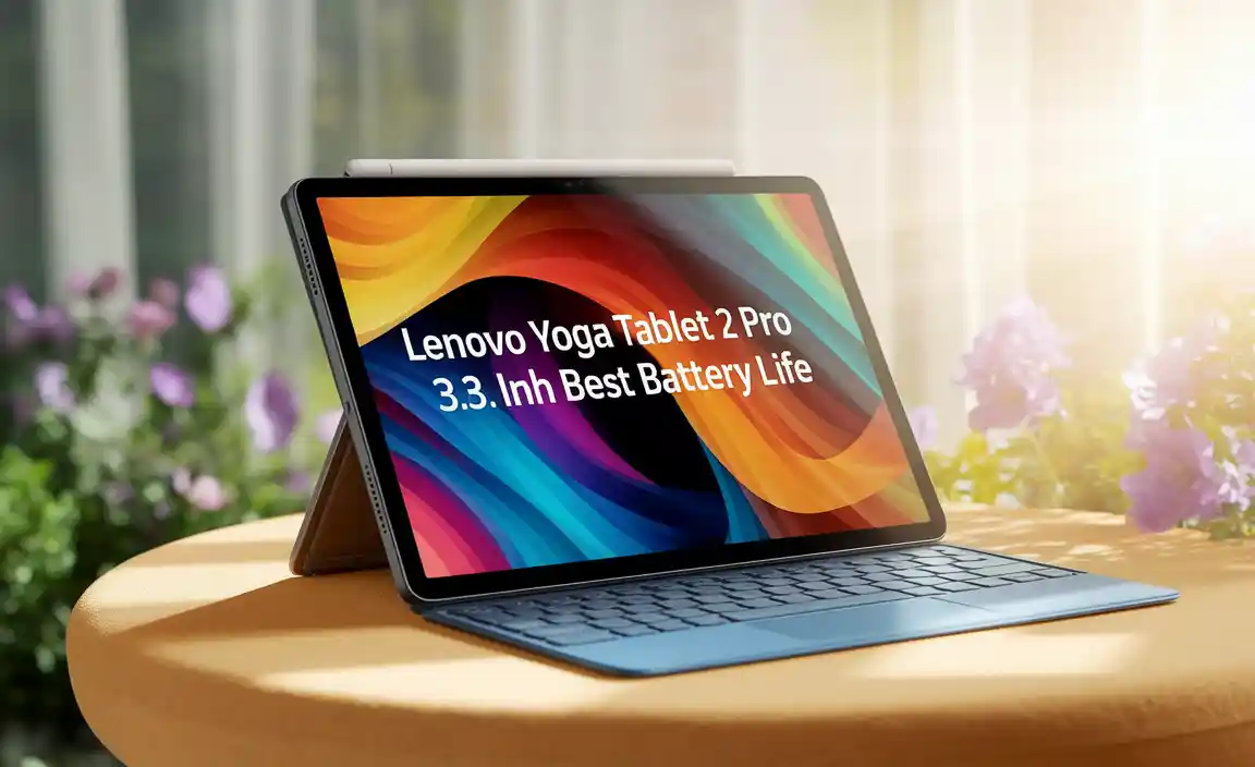 Lenovo Yoga Tablet 2 Pro 13.3 Inch Best Battery Life