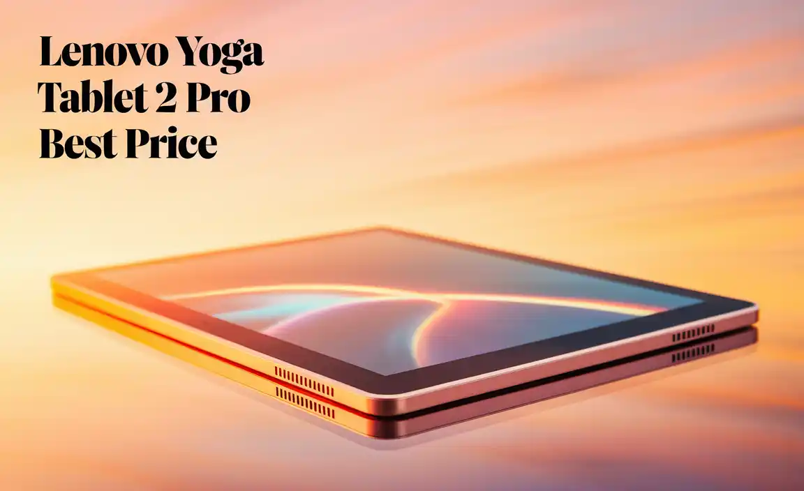 Lenovo Yoga Tablet 2 Pro Best Price
