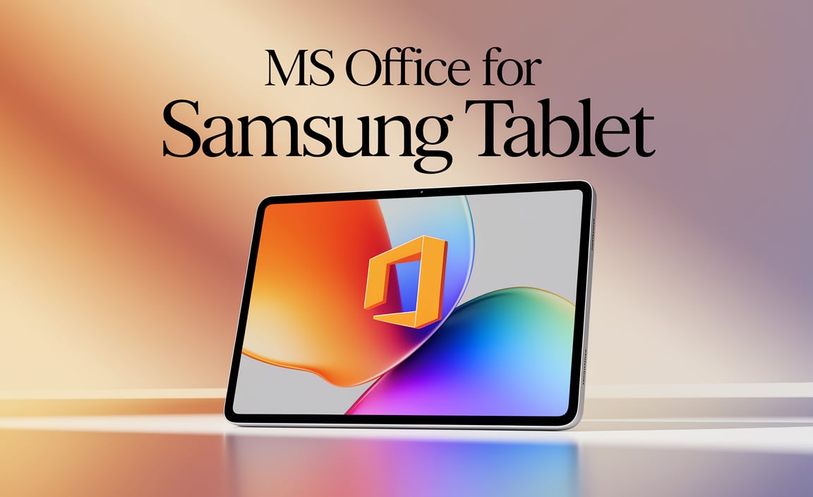 MS Office For Samsung Tablet
