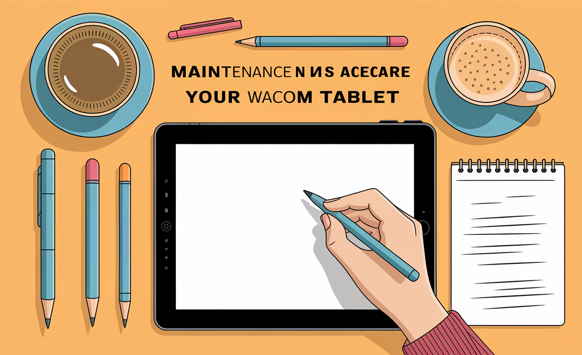 Maintenance and Care for Your Wacom Tablet