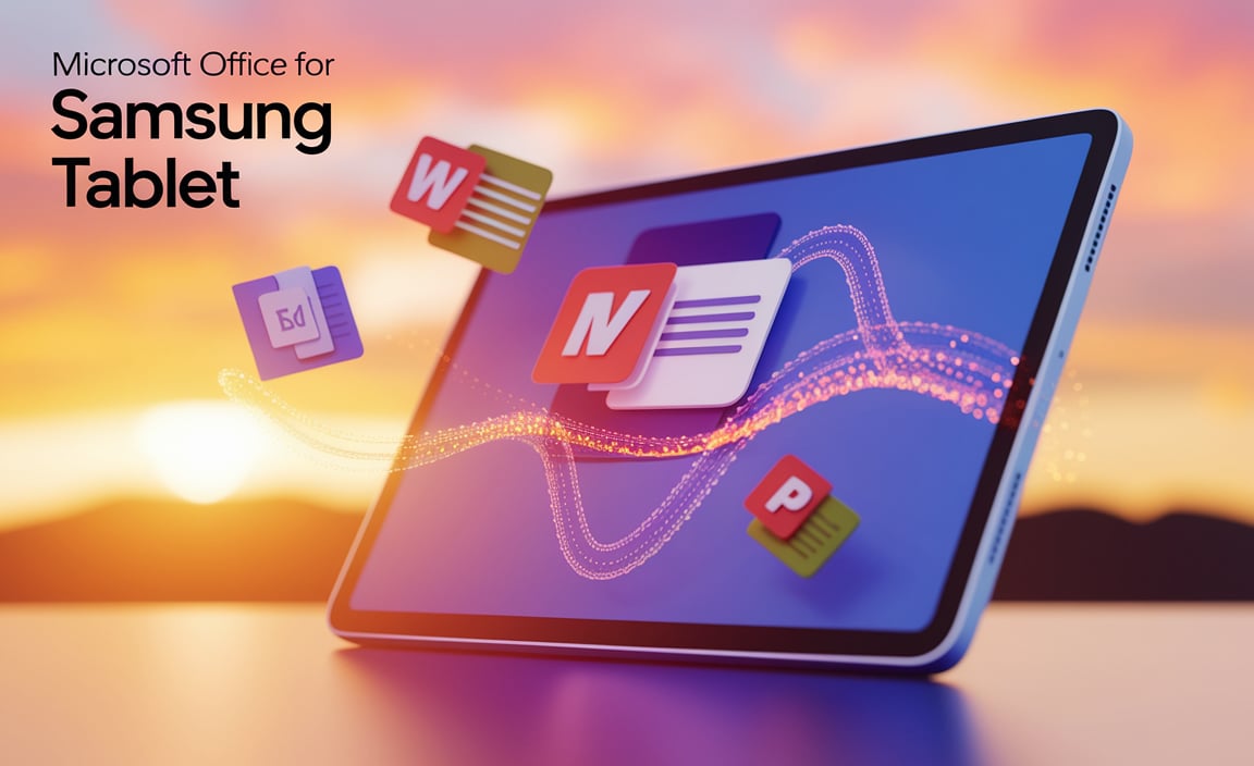 Microsoft Office For Samsung Tablet