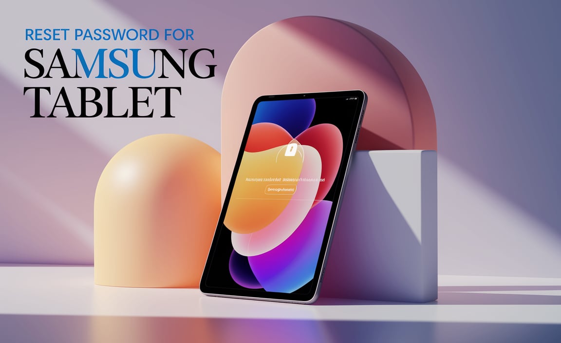 Reset Password For Samsung Tablet