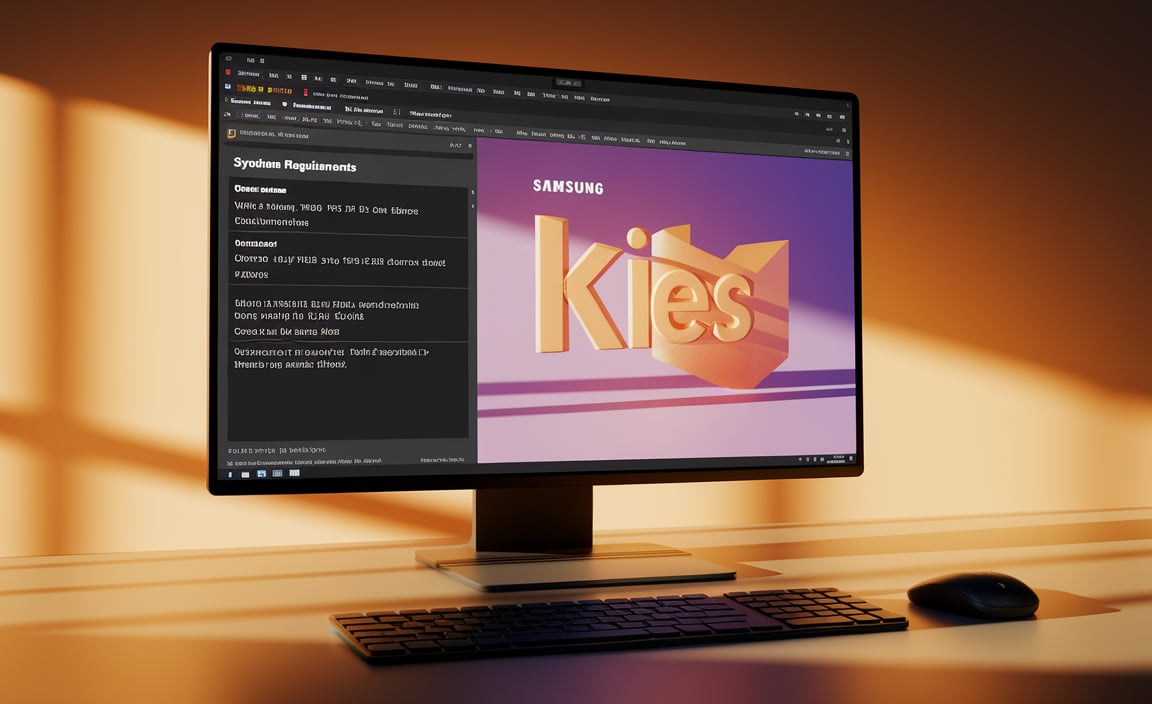 System Requirements for Samsung Kies