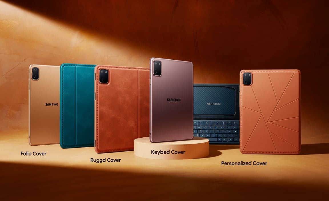 Types of Samsung Tab Covers