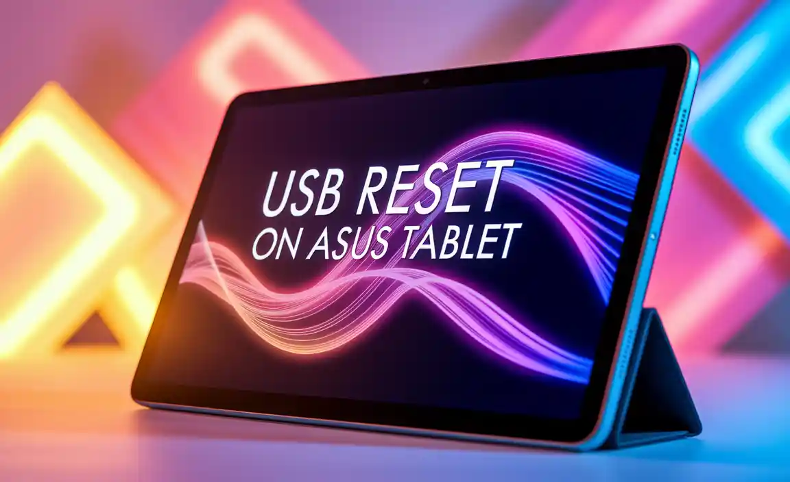 USB Reset on Asus Tablet