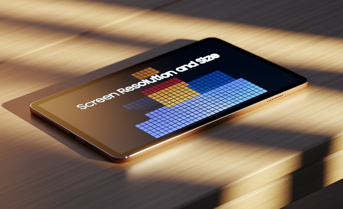 Understanding Samsung Galaxy Tablet Screen Specifications