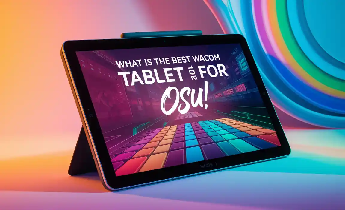 What Is The Best Wacom Tablet For Osu