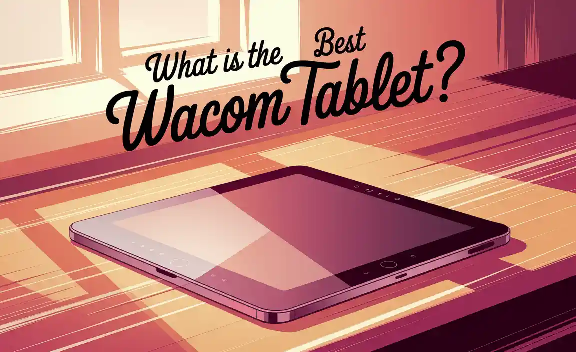 What Is The Best Wacom Tablet