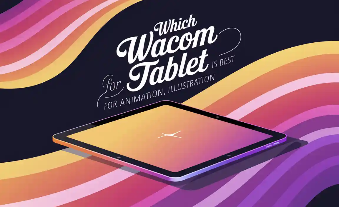 Which Wacom Tablet Is Best For Animation