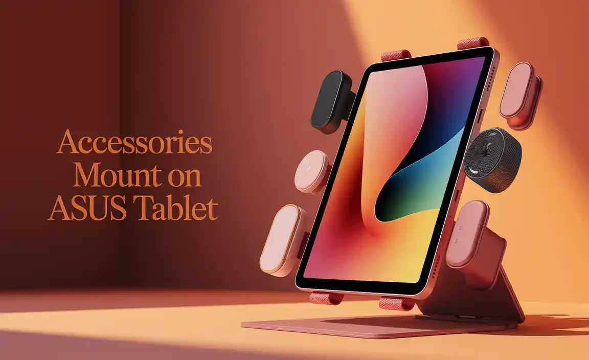 Accessories Mount on Asus Tablet
