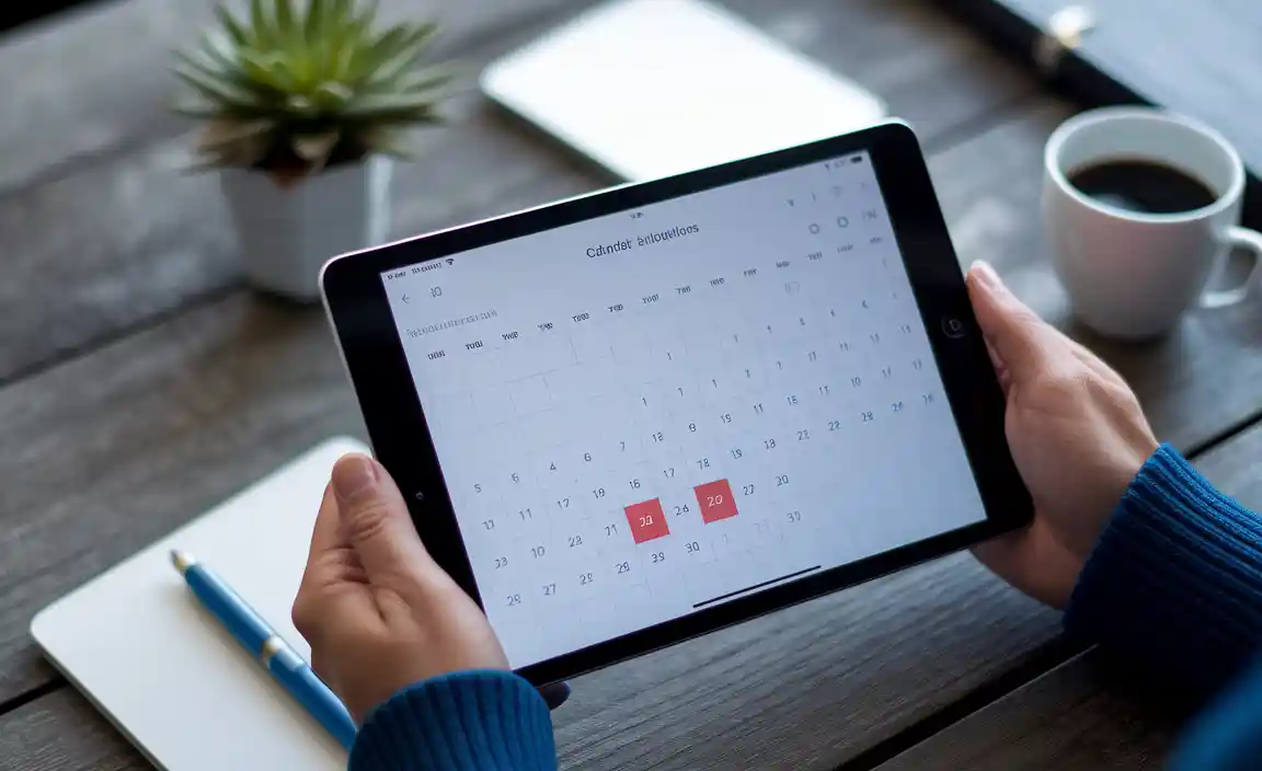Advanced Calendar Sync Features on iPad 5th Gen
