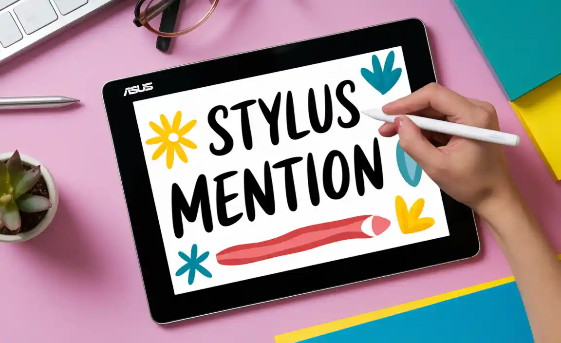 Advantages of Using a Stylus with Asus Tablets