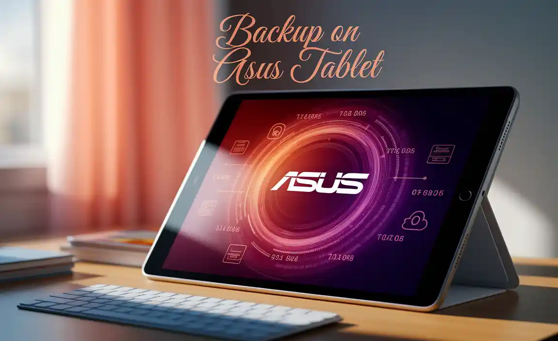 Backup on ASUS Tablet