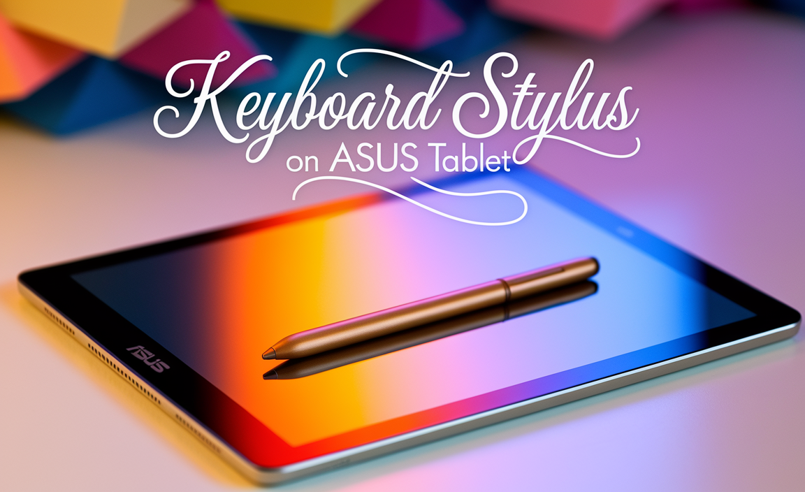Benefits of Using a Keyboard Stylus on ASUS Tablets