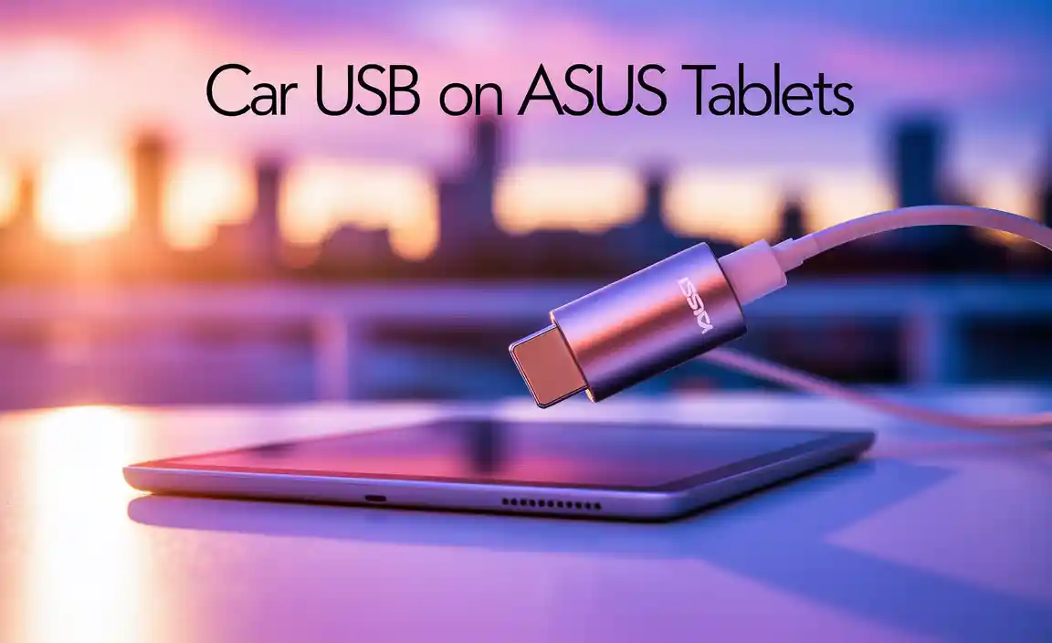 Car USB on Asus Tablets
