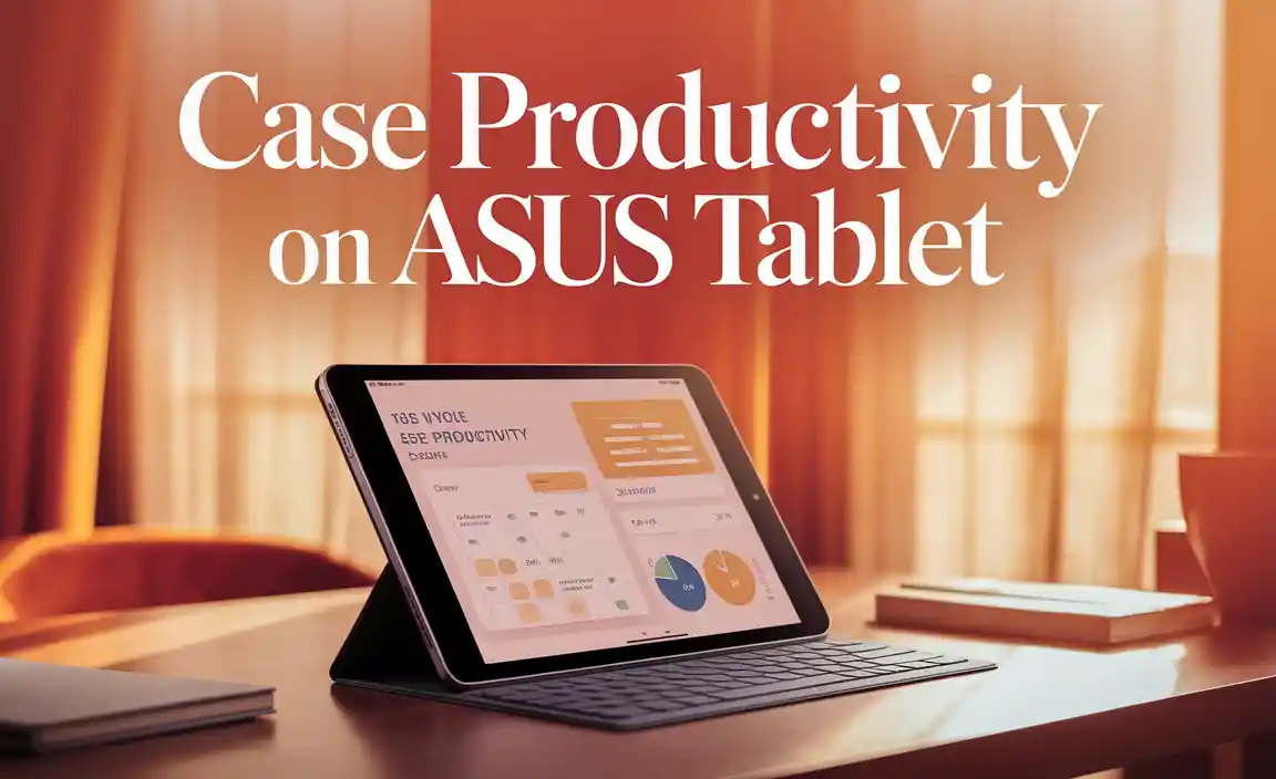 Case Productivity on Asus Tablet