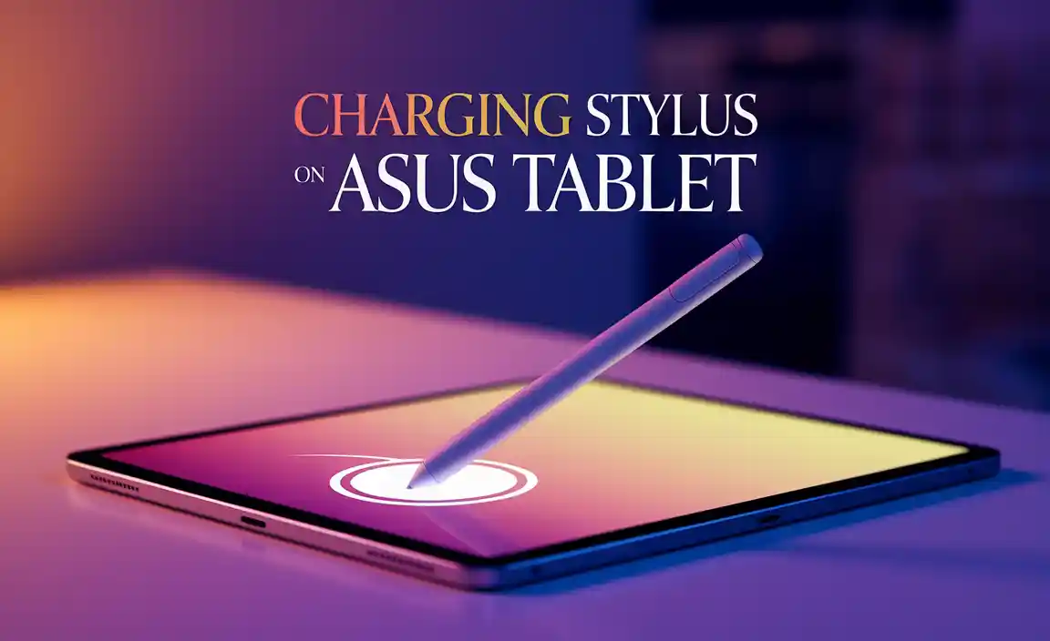 Charging Stylus on ASUS Tablet