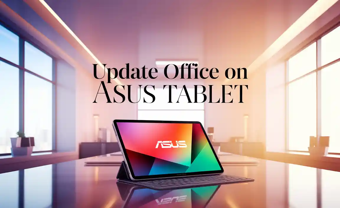 Checking the Current Version of Office on Your ASUS Tablet