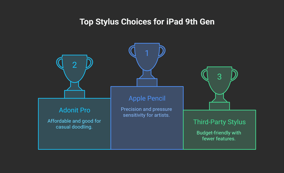 Comparing Apple Pencil to Other Stylus Options for iPad 9th Gen