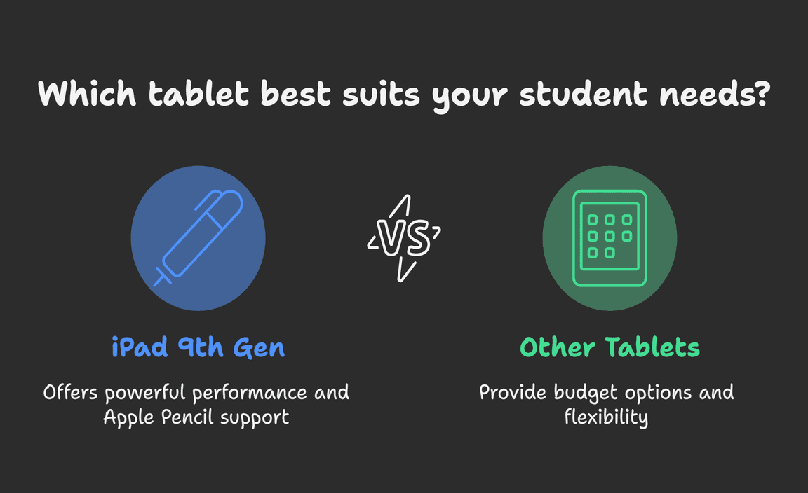 Comparing iPad 9th Gen with Other Student Tablets