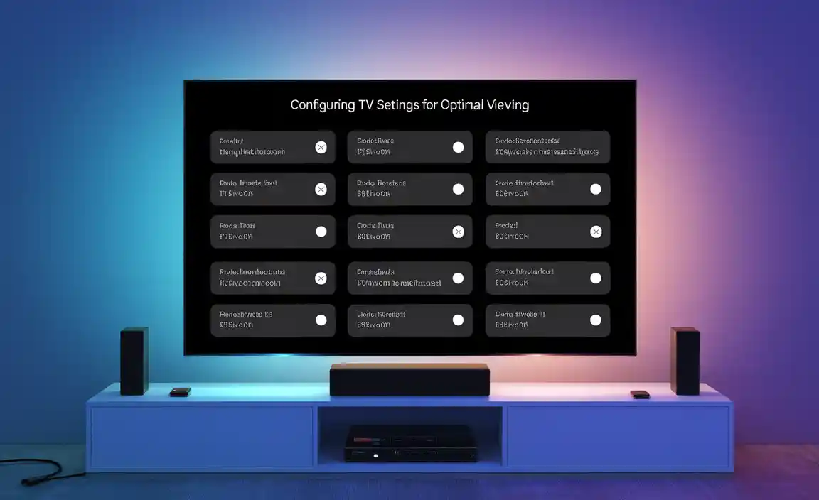 Configuring TV Settings for Optimal Viewing