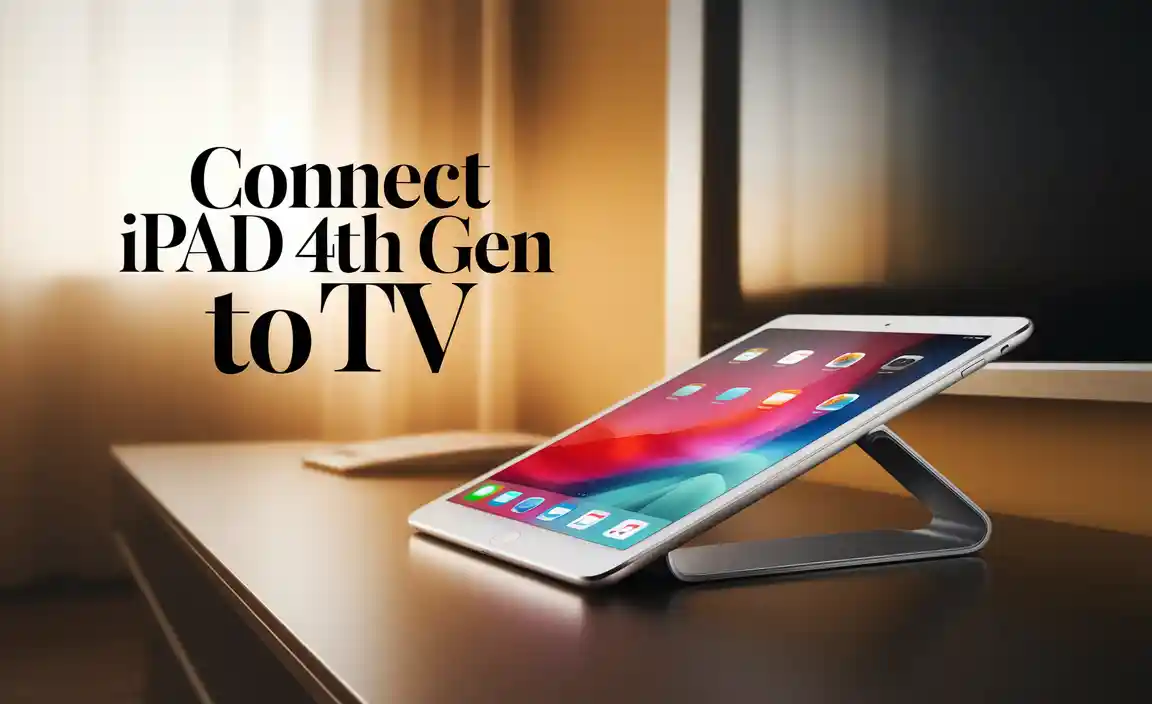Connect Ipad 4Th Gen To Tv