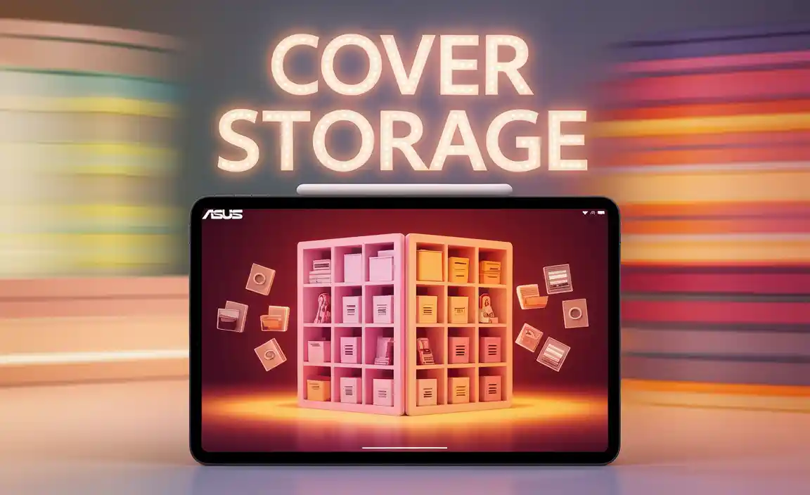 Cover Storage on Asus Tablet