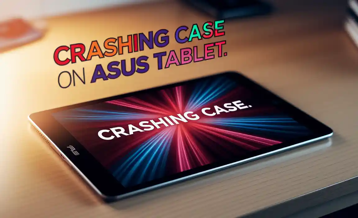 Crashing Case On Asus Tablet