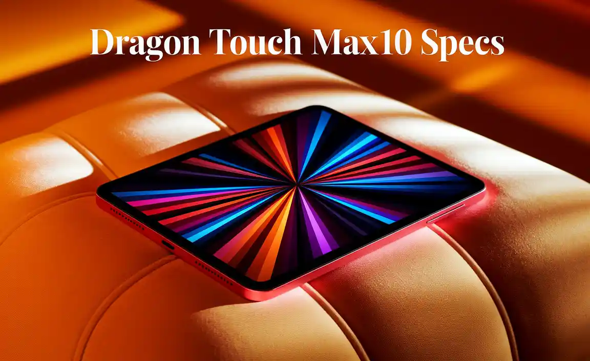 Dragon Touch Max10 Specs