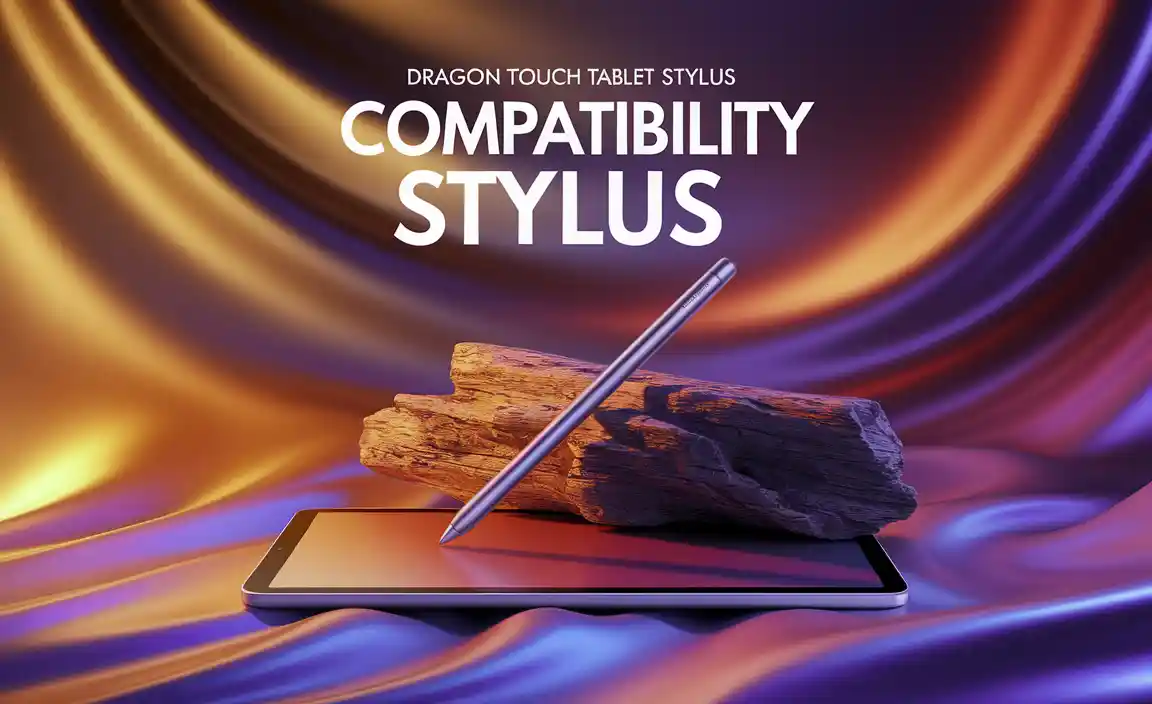 Dragon Touch Tablet Stylus Compatibility