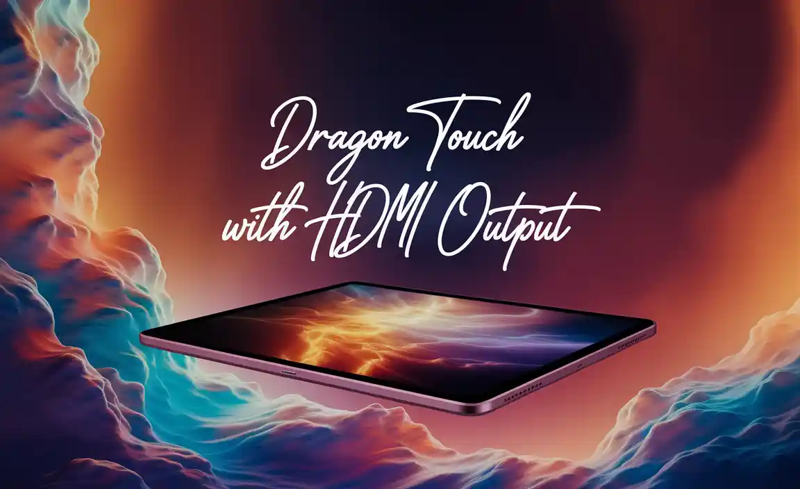 Dragon Touch Tablet with HDMI Output