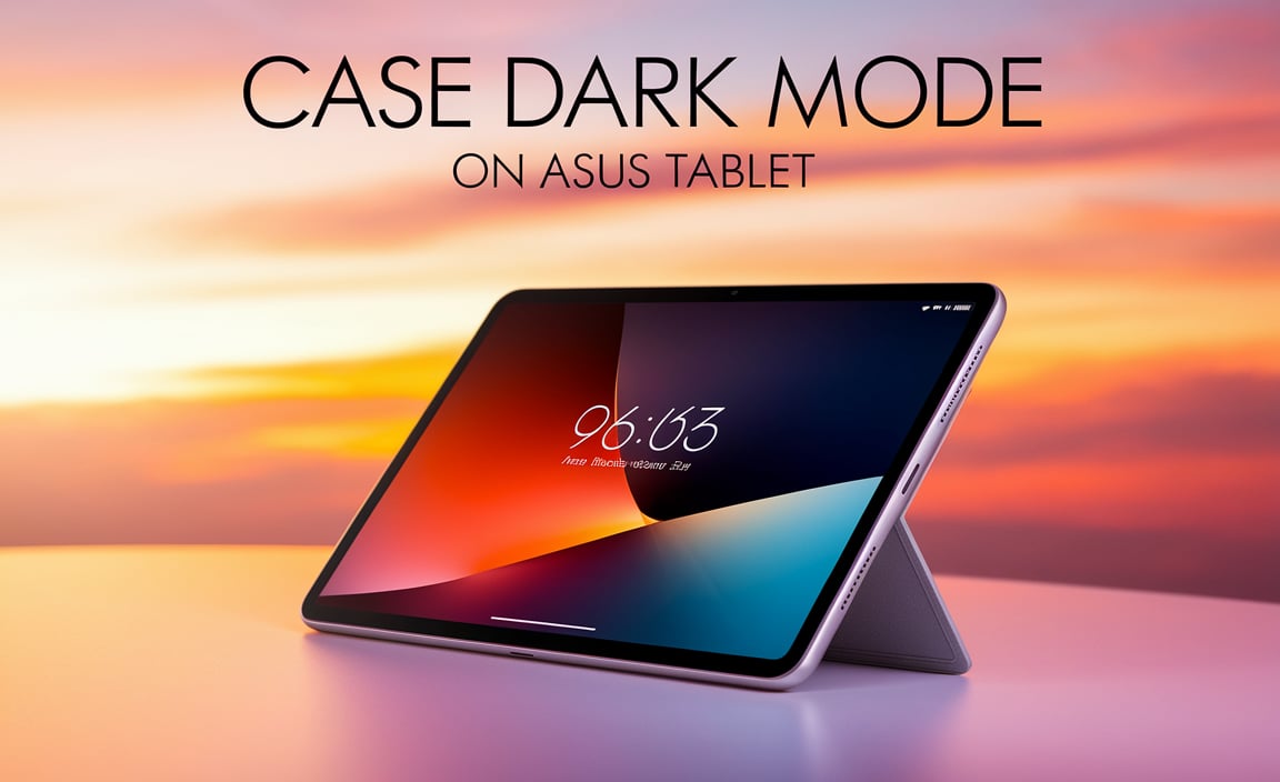 Enabling Dark Mode on ASUS Tablets