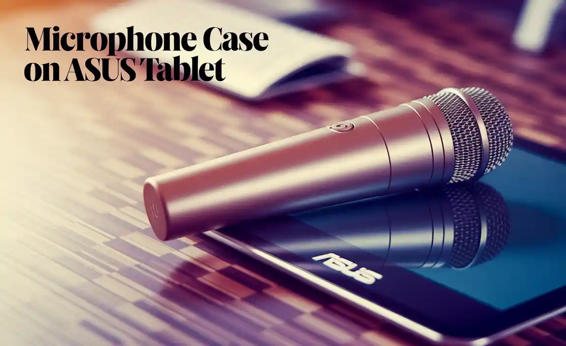 Features to Look for in a Microphone Case for Asus Tablets