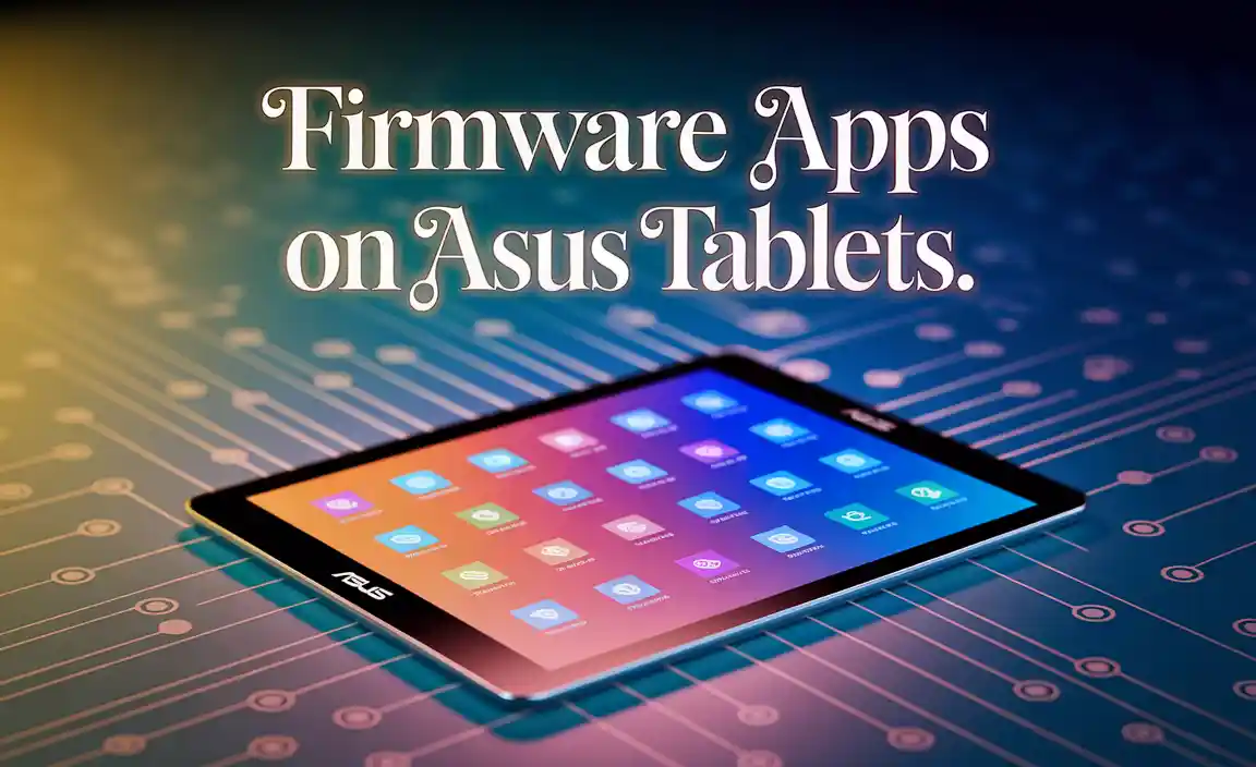 Firmware Apps on ASUS Tablets