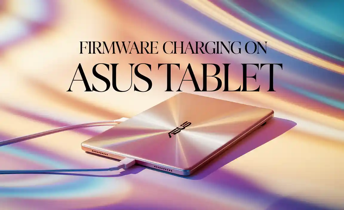 Firmware Charging on ASUS Tablet