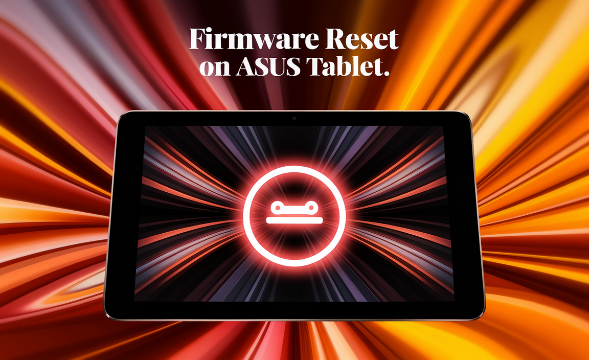 Firmware Reset on Asus Tablet