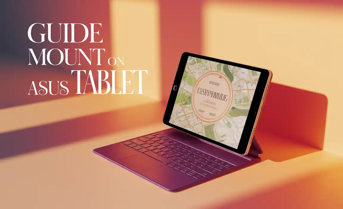 Guide Mount on Asus Tablet