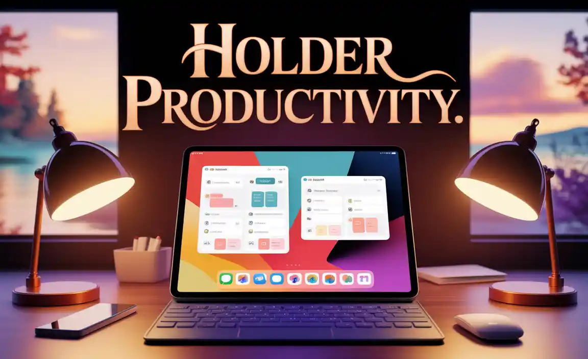 Holder Productivity on ASUS Tablet