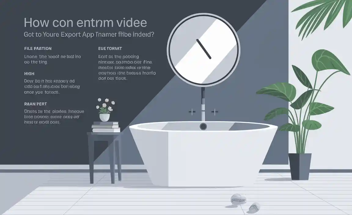 How can I export my video from the iPad