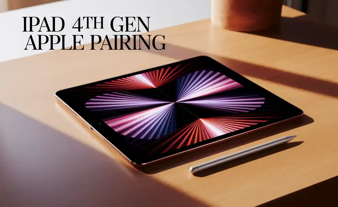Ipad 4Th Gen Apple Pencil Pairing