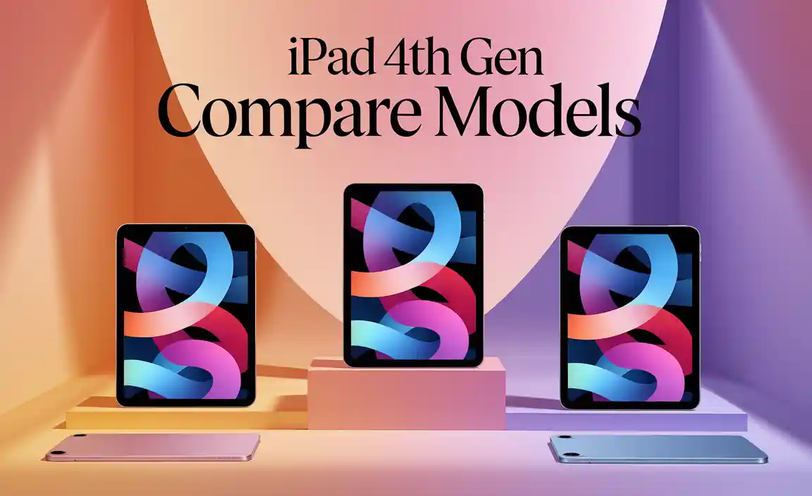 Ipad 4Th Gen Compare Models