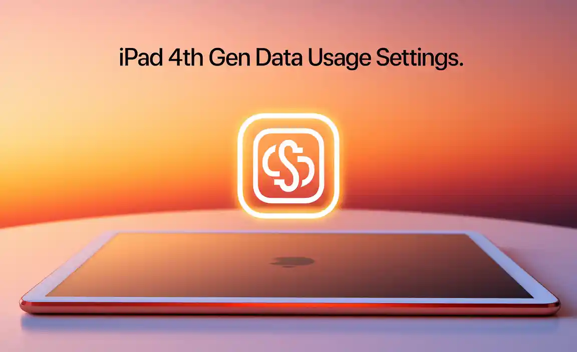 Ipad 4Th Gen Data Usage Settings